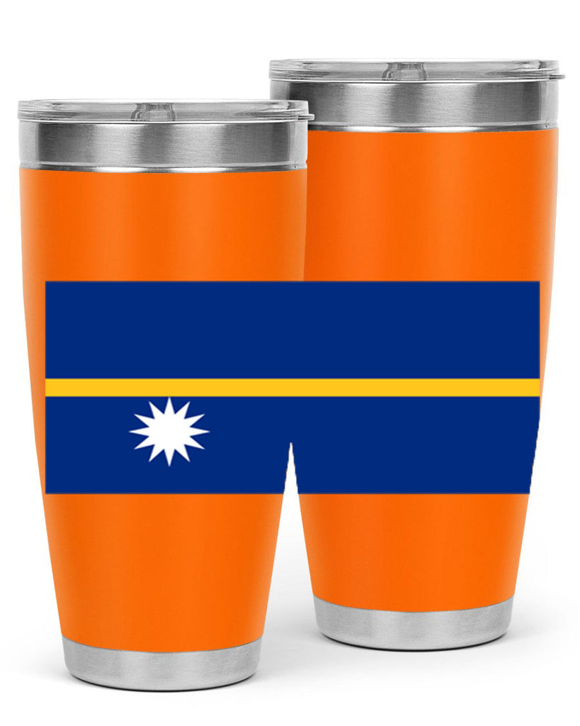 Nauru 77#- world flags- Tumbler