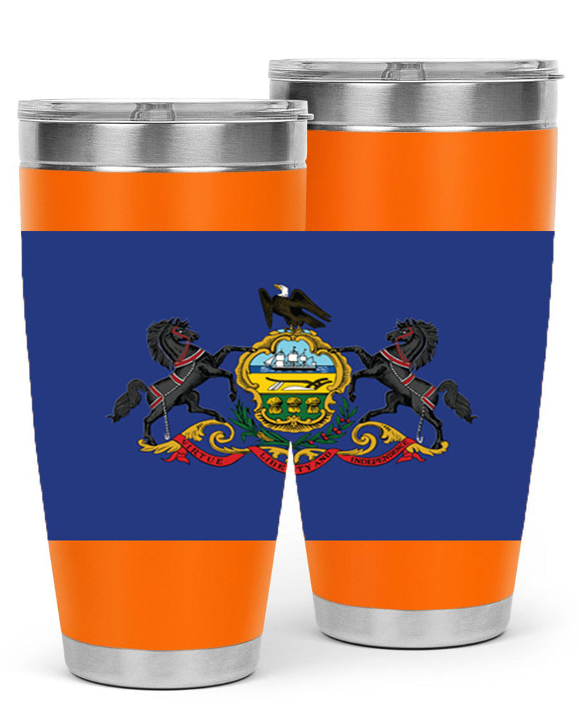 Pensilvania 14#- Us Flags- Tumbler