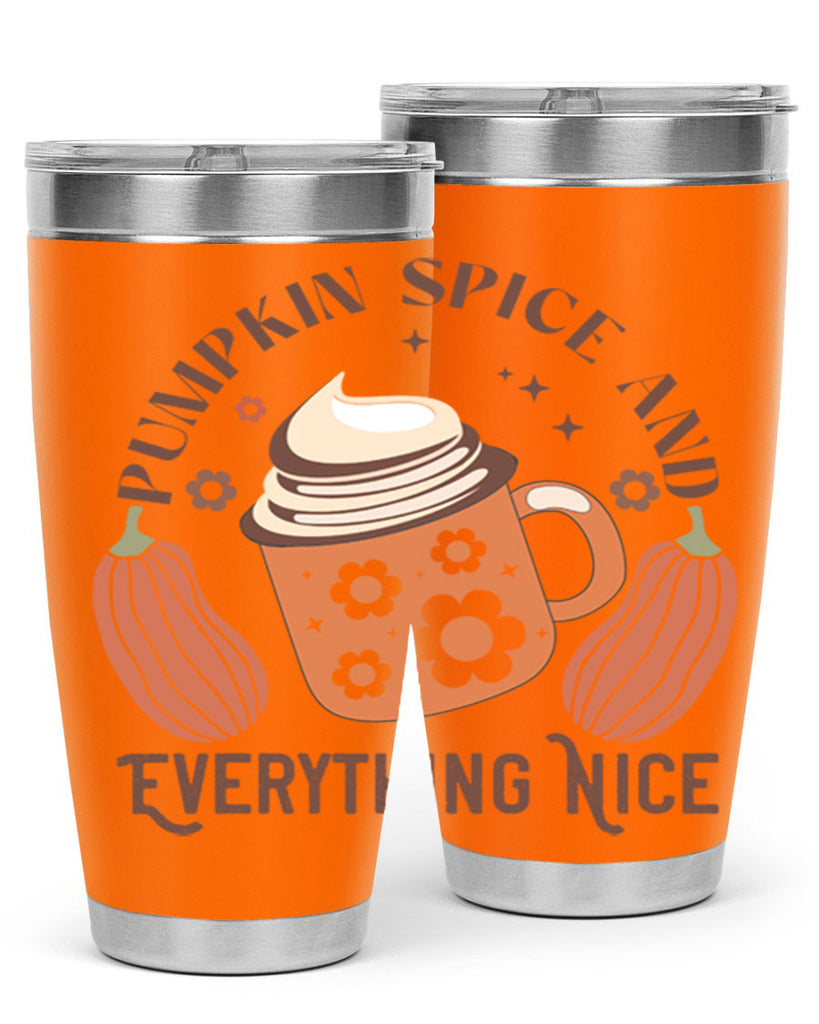 Pumpkin Spice And Everything Nice 539#- fall- Tumbler