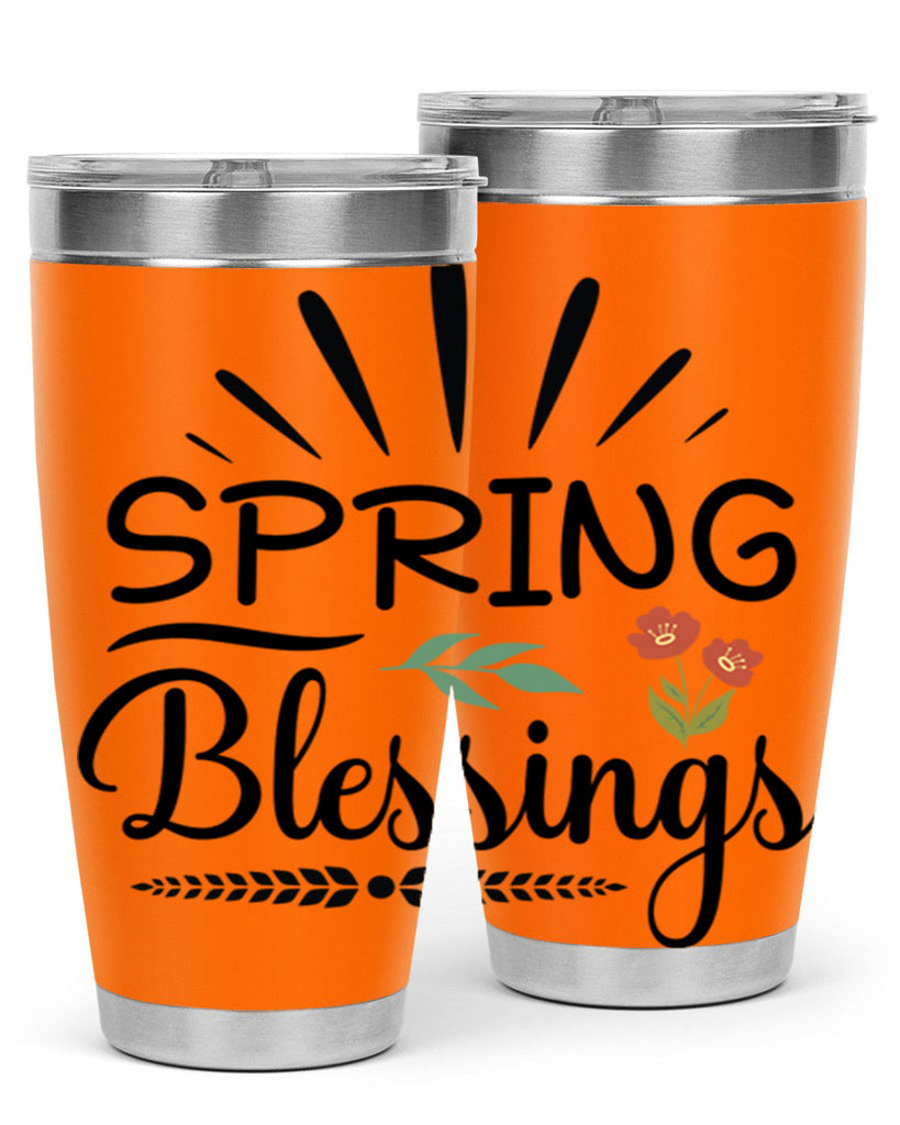 Spring Blessings  482#- spring- Tumbler