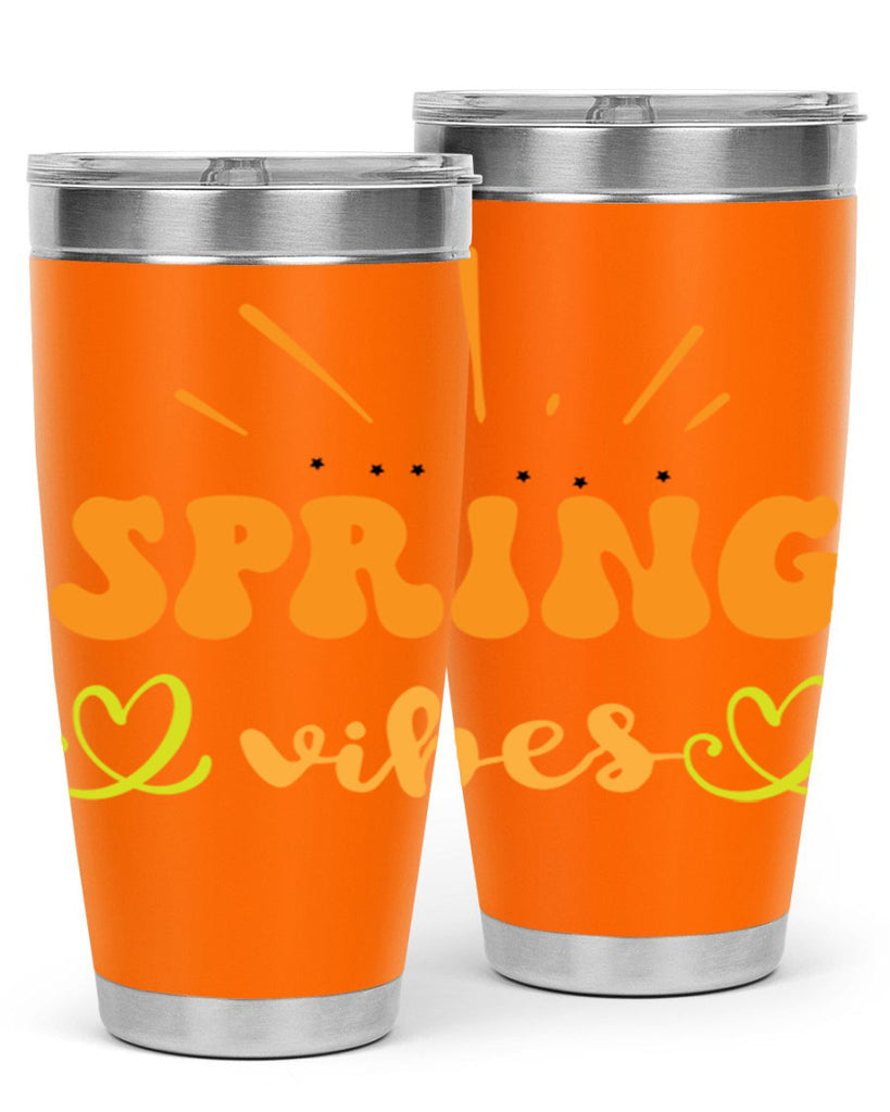 Spring vibes  519#- spring- Tumbler