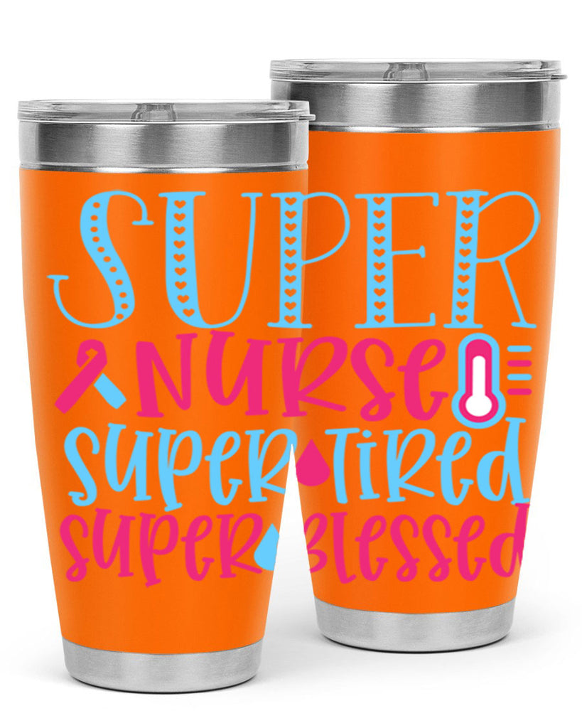 Super Nurse Super Tired Style 346#- nurse- tumbler