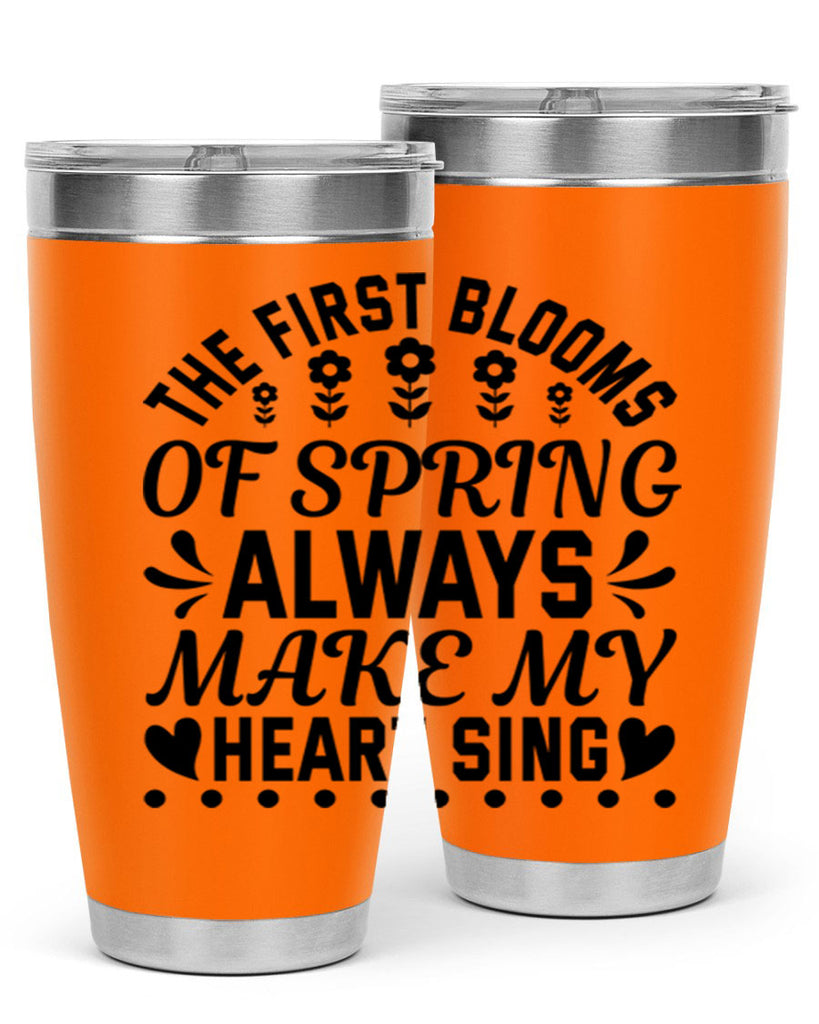 The first blooms of spring 549#- spring- Tumbler