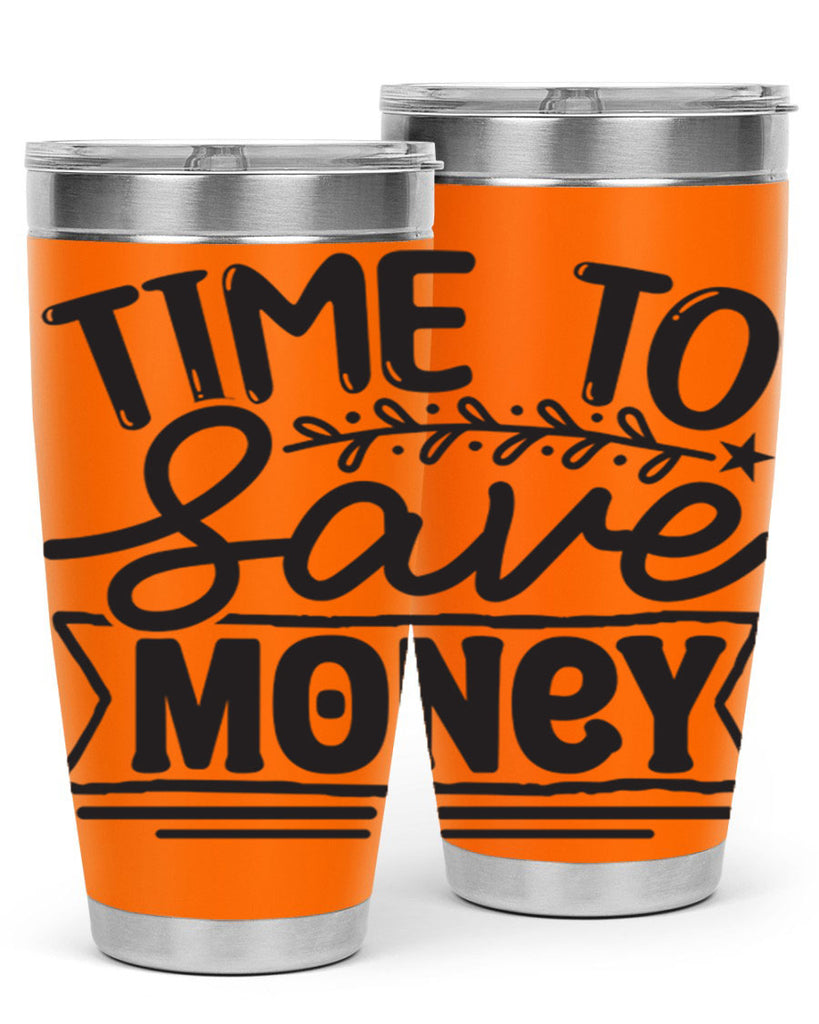 Time to save money 414#- winter- Tumbler