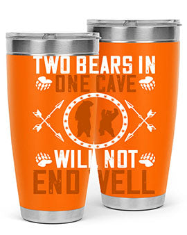 Two bears in one cave will not end well 34#- Bears- Tumbler