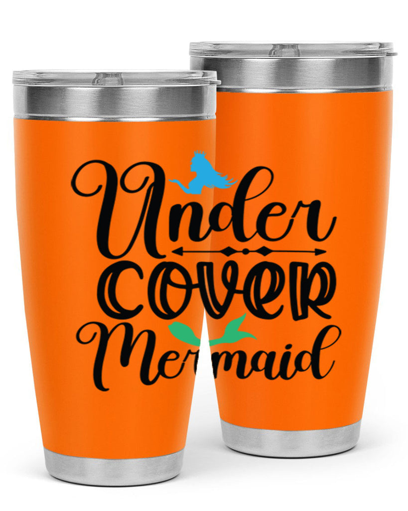Under Cover Mermaid 651#- mermaid- Tumbler