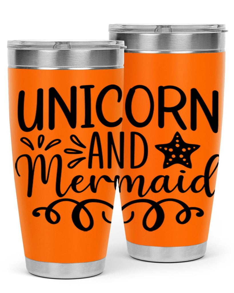 Unicorn And Mermaid 658#- mermaid- Tumbler