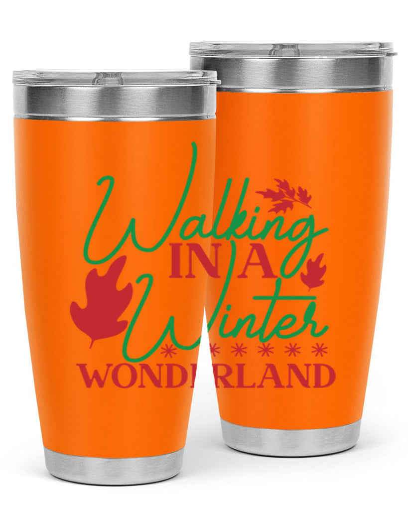 Walking In A Winter Wonderland 438#- winter- Tumbler