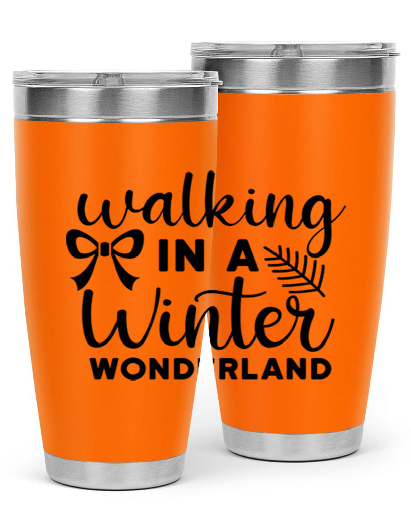 Walking In A Winter Wonderland 441#- winter- Tumbler