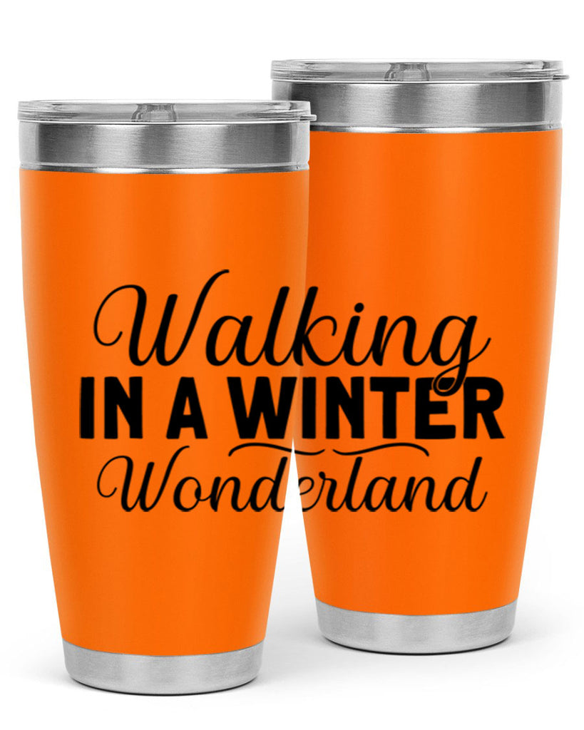 Walking in a Winter Wonderland 434#- winter- Tumbler