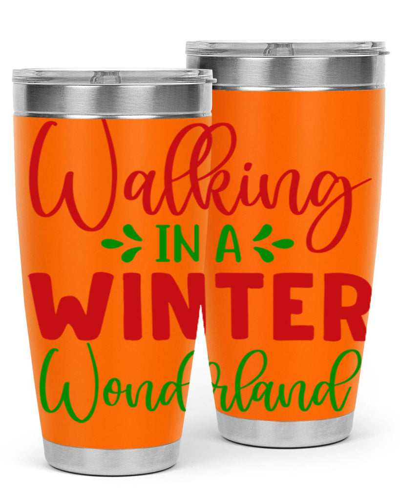 Walking in a Winter Wonderland 436#- winter- Tumbler