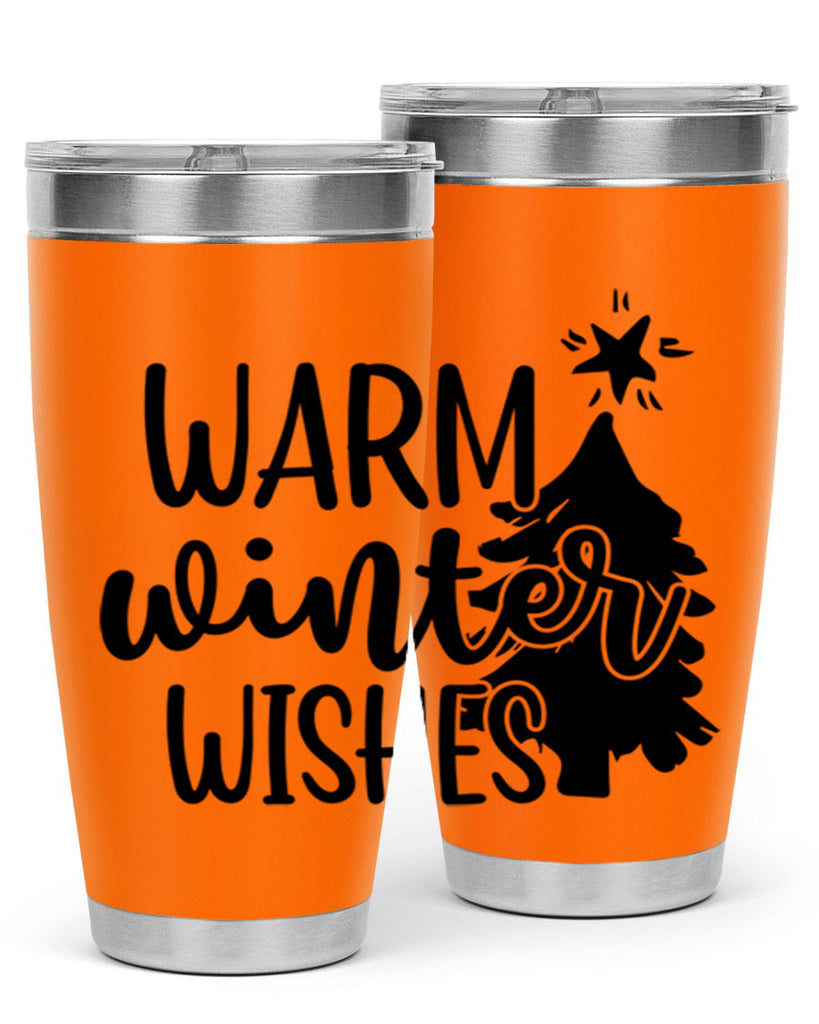 Warm Winter Wishes 451#- winter- Tumbler