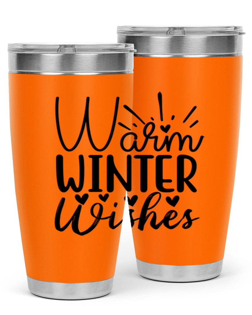 Warm Winter Wishes 454#- winter- Tumbler