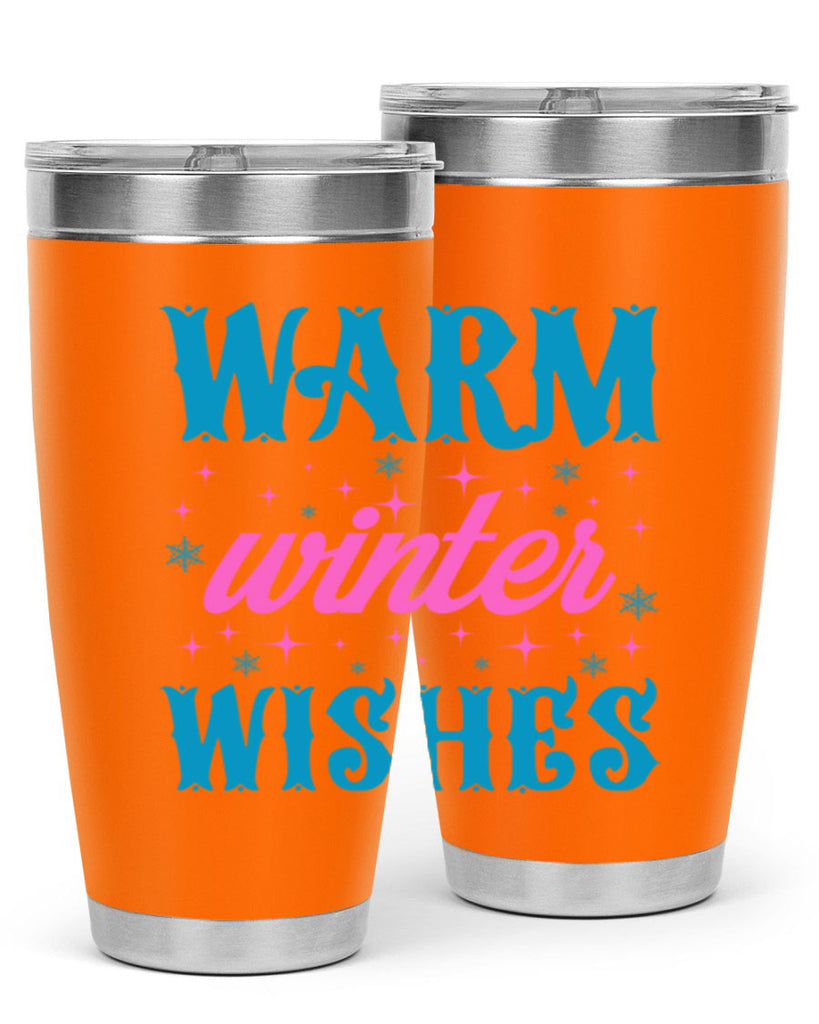 Warm Winter Wishes 464#- winter- Tumbler