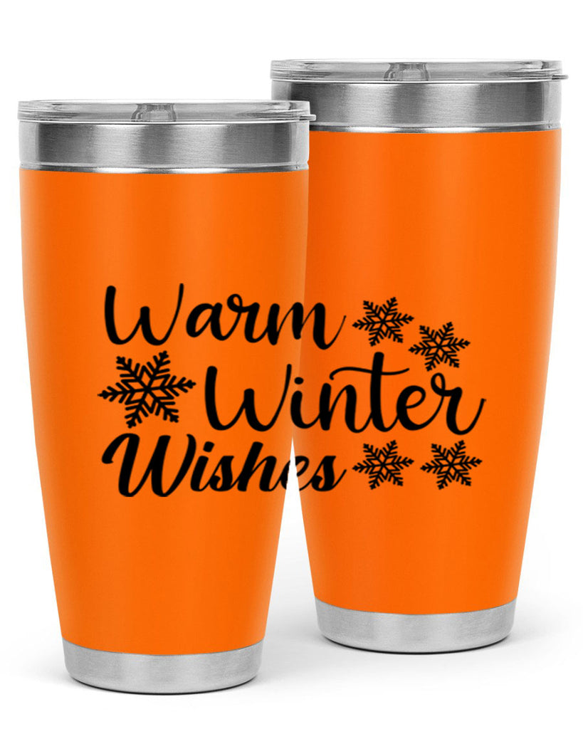 Warm Winter Wishes 466#- winter- Tumbler