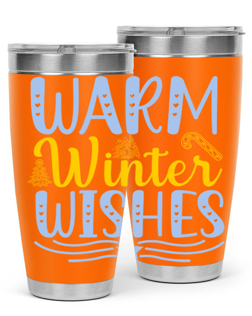 Warm winter wishes 449#- winter- Tumbler