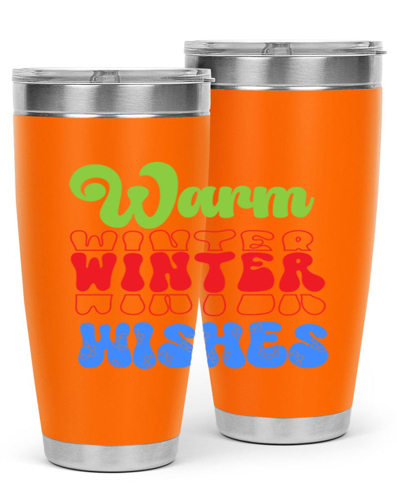 Warm winter wishes 458#- winter- Tumbler