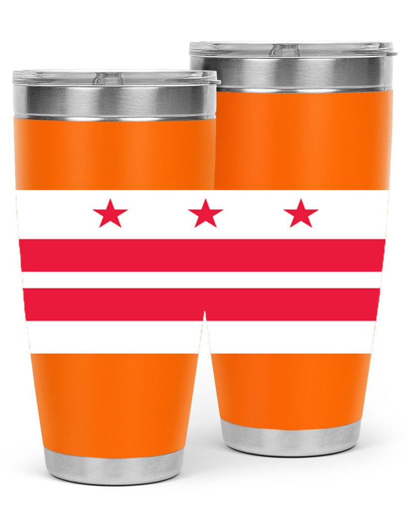 Washington DC 5#- Us Flags- Tumbler