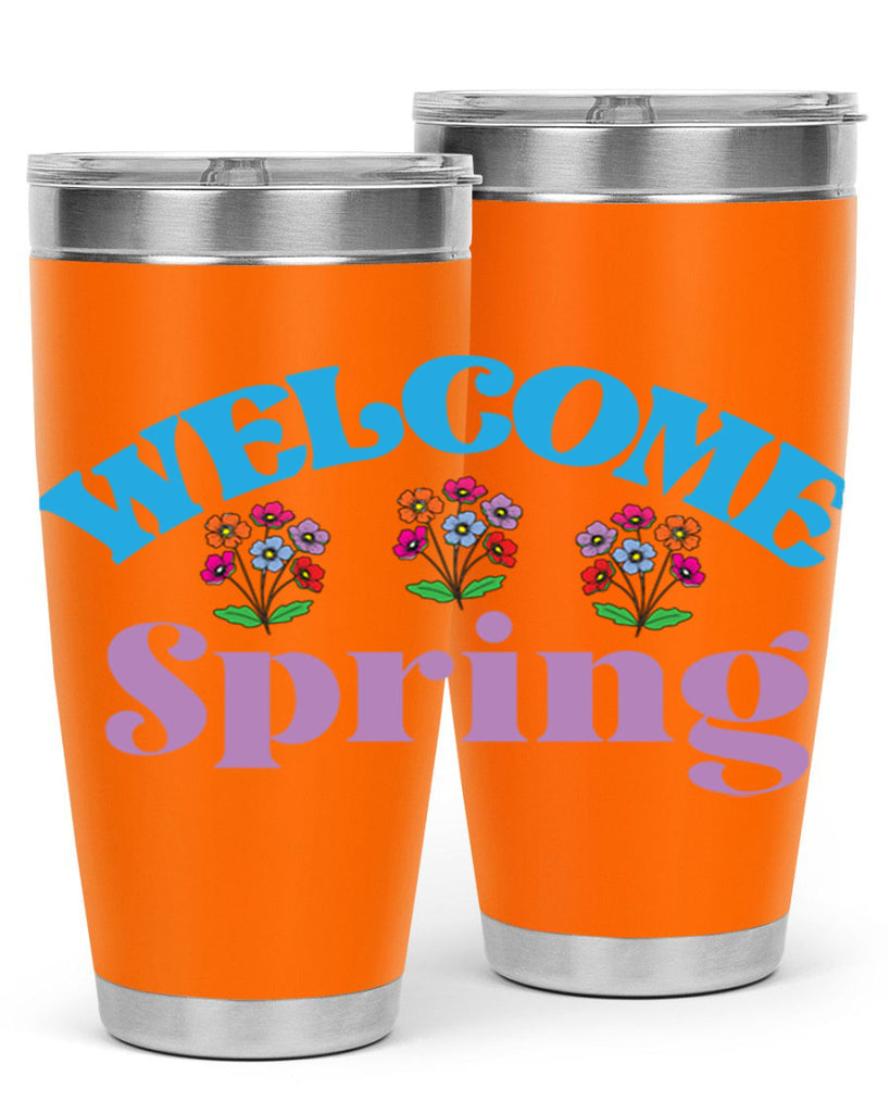 Welcome Spring  600#- spring- Tumbler