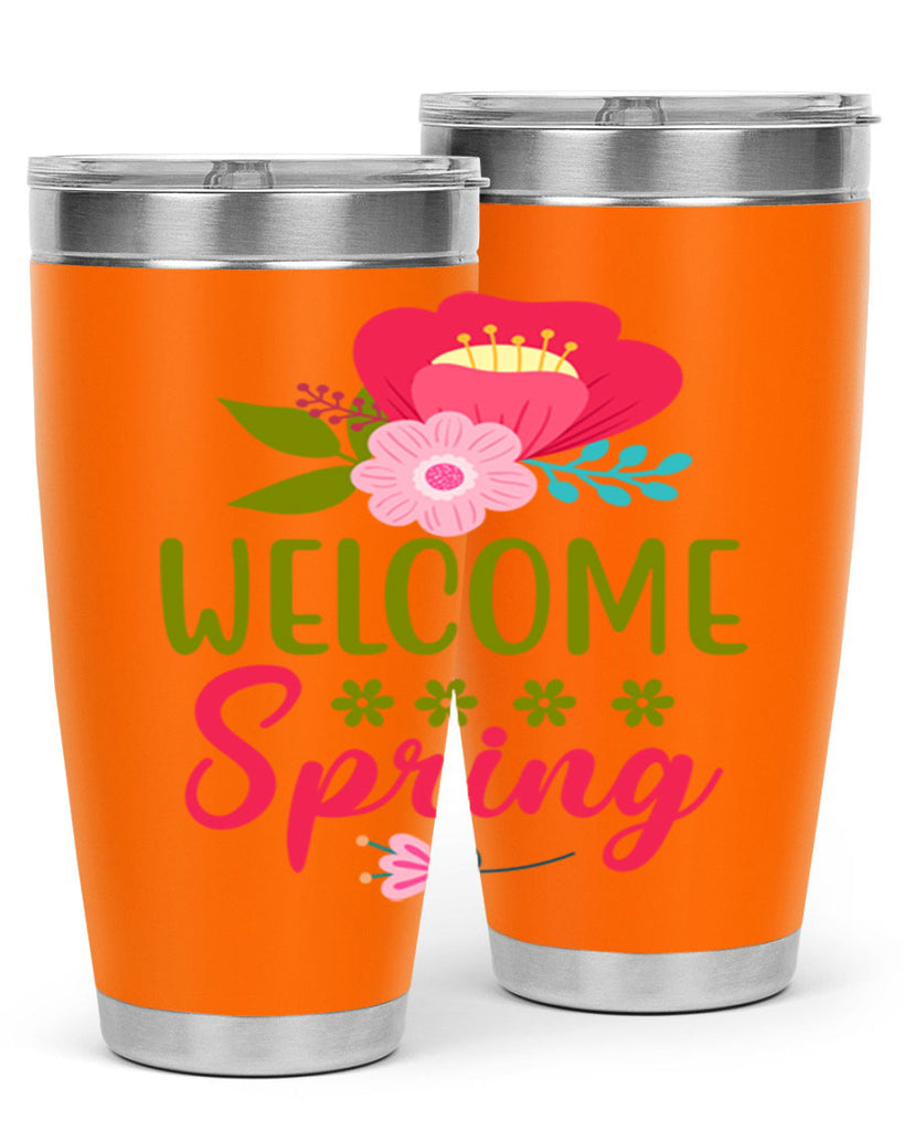 Welcome Spring 582#- spring- Tumbler