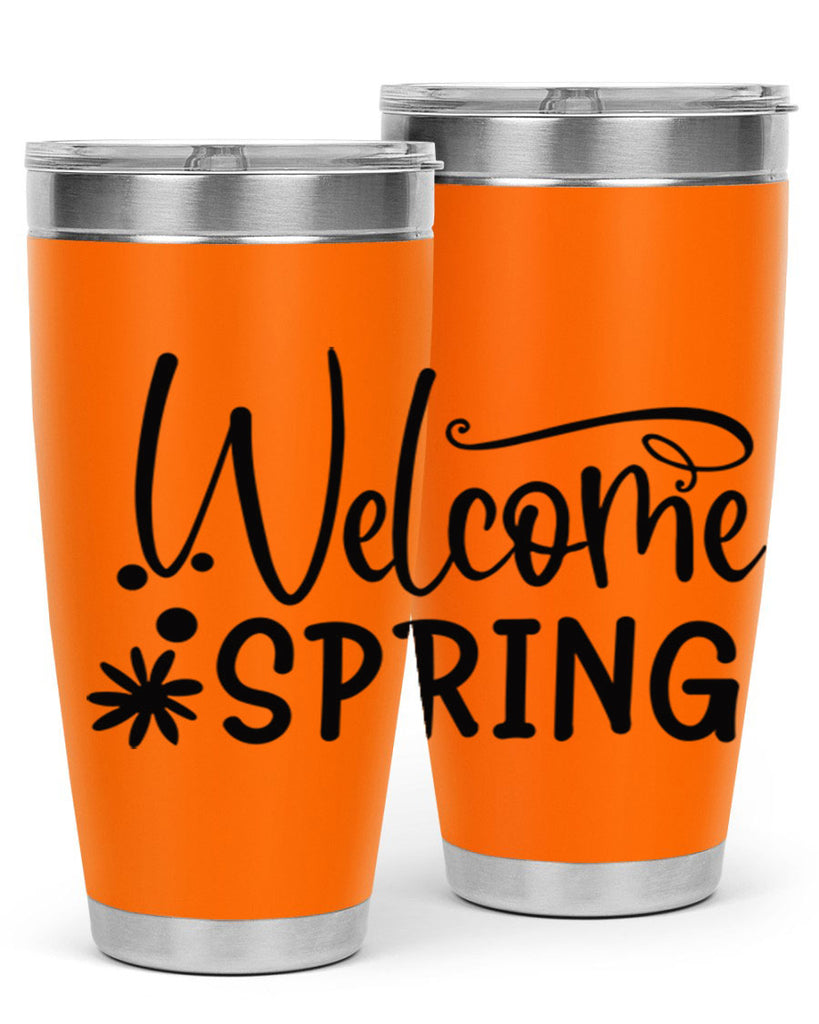 Welcome spring 12#- spring- Tumbler