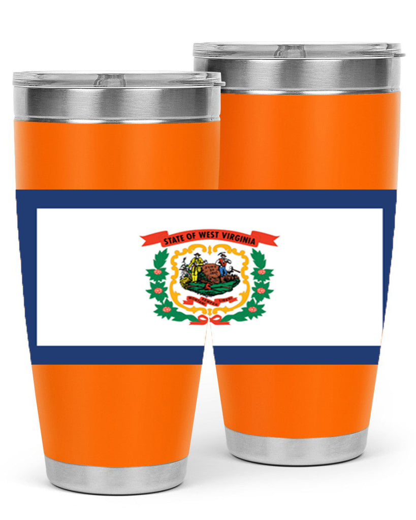 West Virginia 3#- stateflags- Tumbler