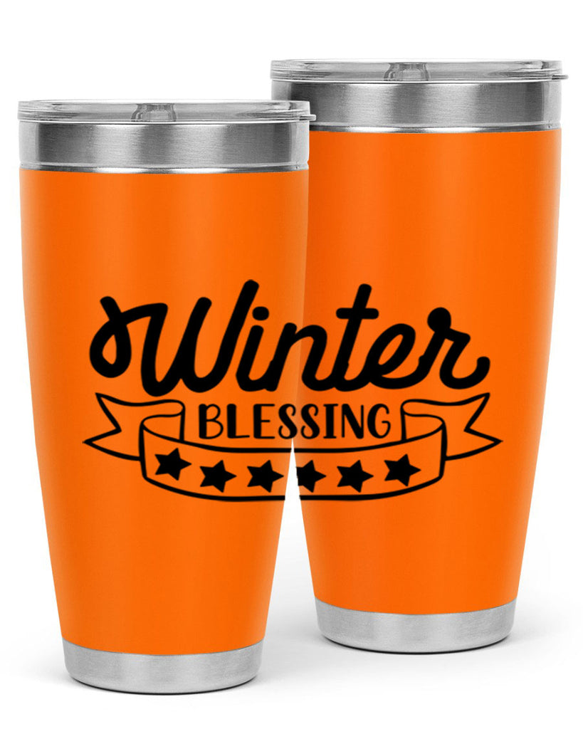 Winter Blessing 485#- winter- Tumbler