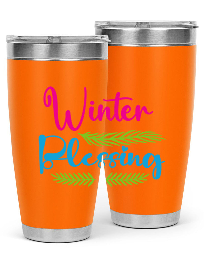 Winter Blessing 486#- winter- Tumbler