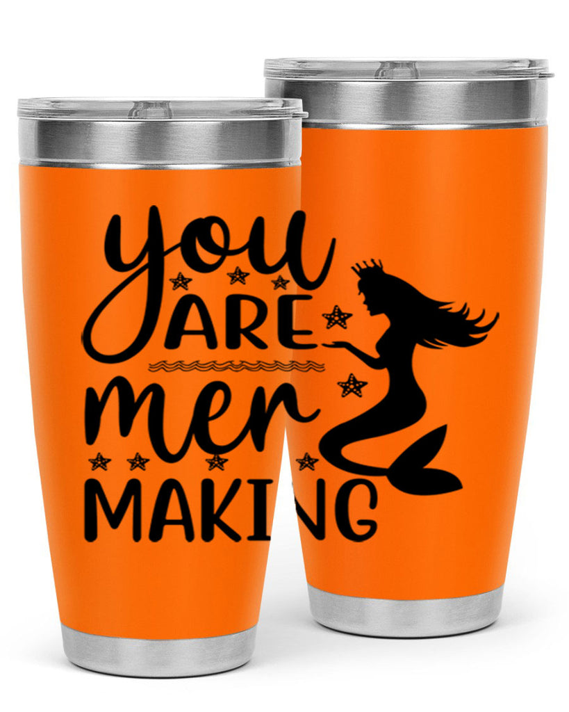 You are mer making 684#- mermaid- Tumbler