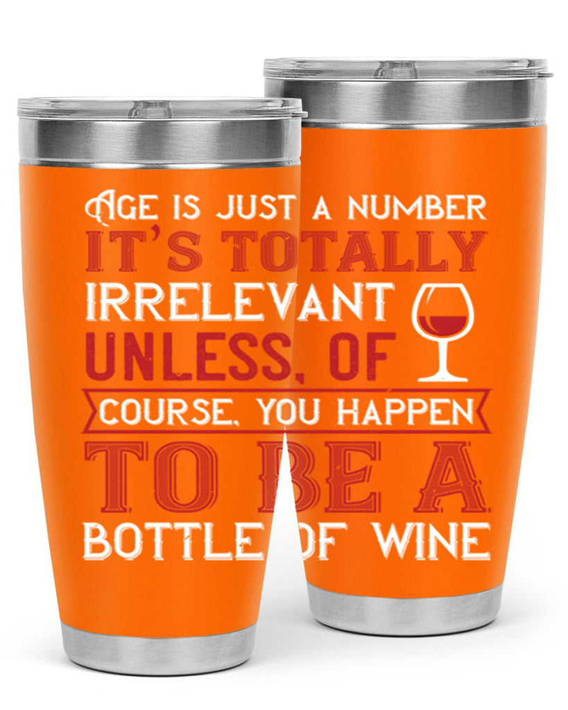 age is just a number its totaly 92#- wine- Tumbler