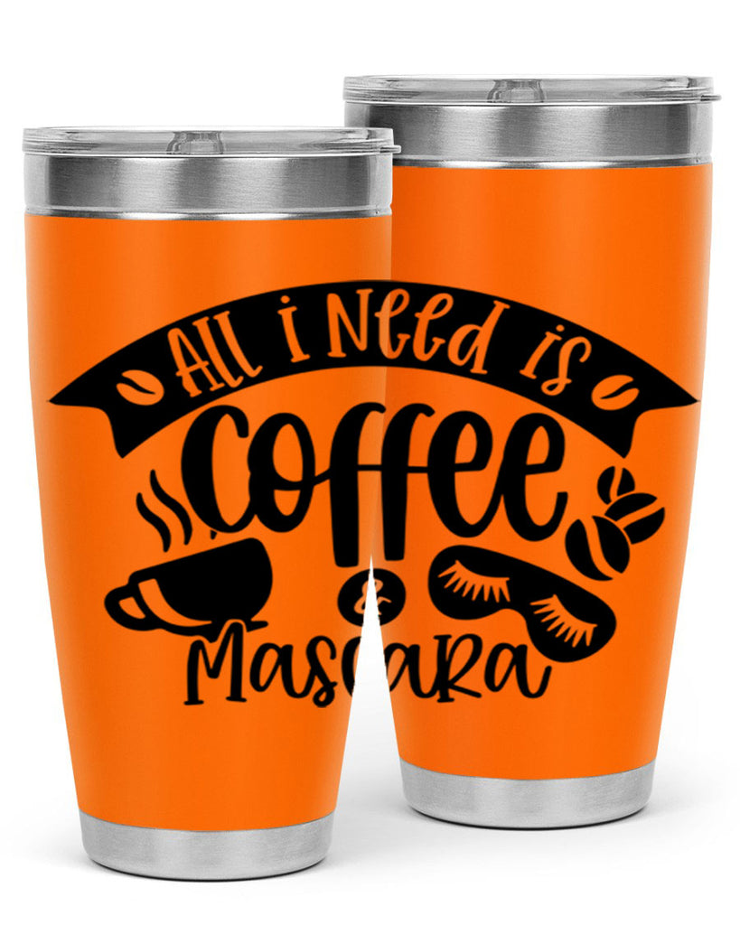 all i need is coffee mascara 188#- coffee- Tumbler