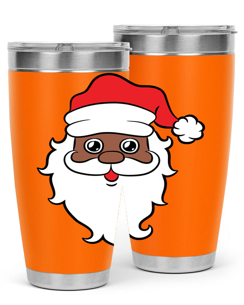 black santa 25#- black men - boys- tumbler