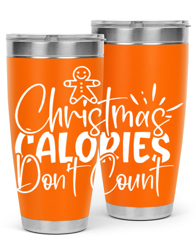 christmas calories dont count 45#- kitchen- Tumbler