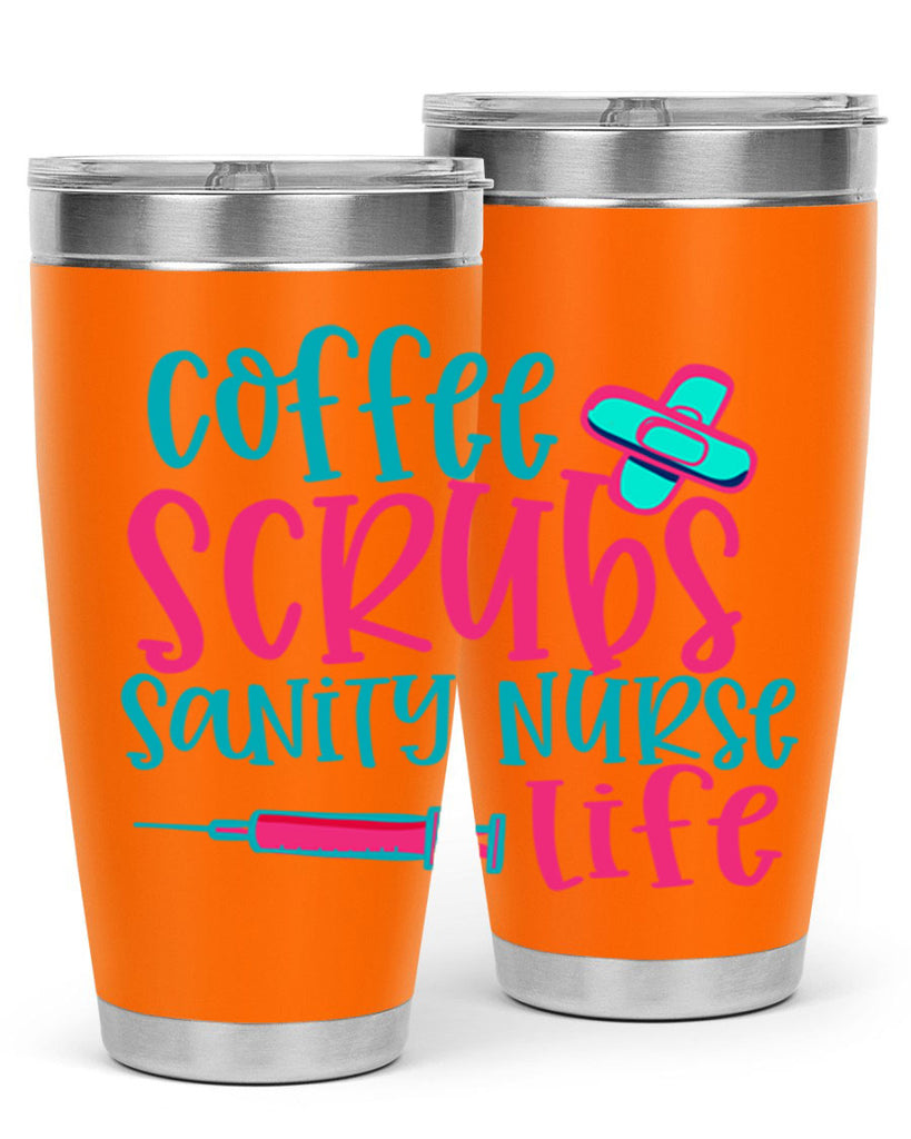coffee scrubs sanity nurse life Style 390#- nurse- tumbler