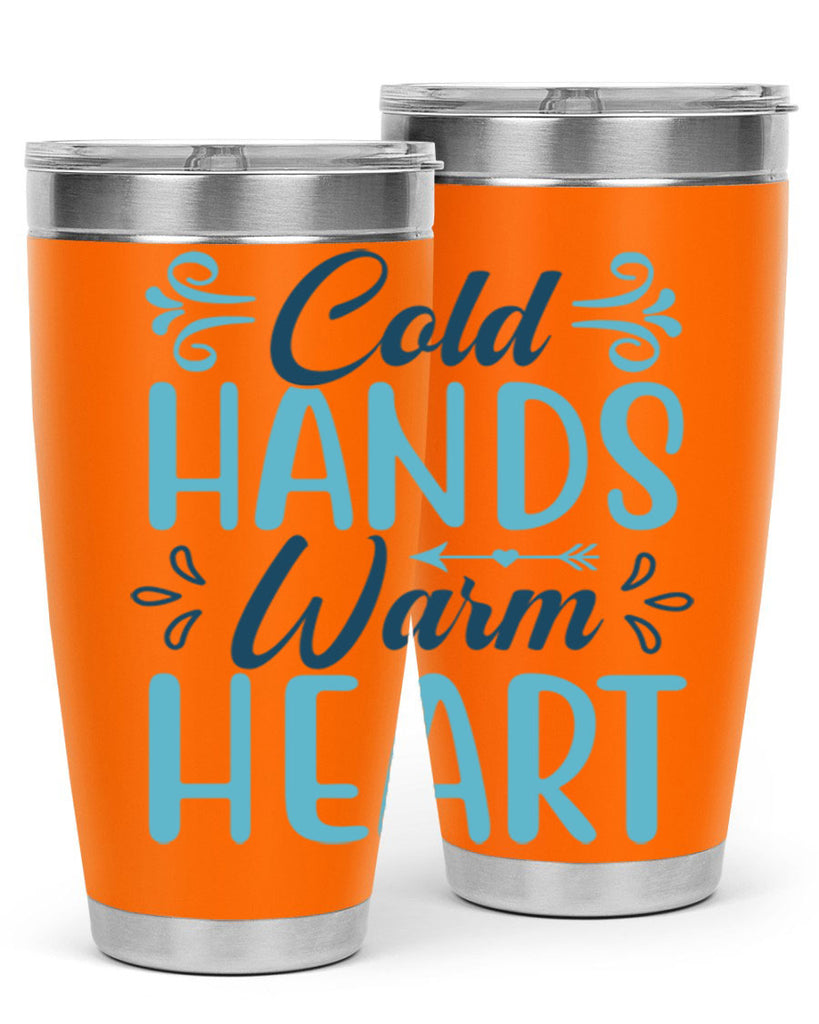 cold hands warm heart 50#- winter- Tumbler