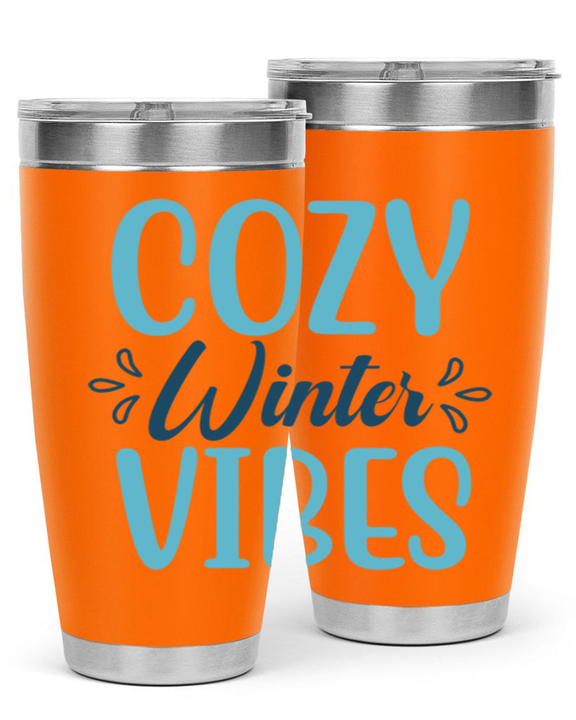 cozy winter vibes 65#- winter- Tumbler
