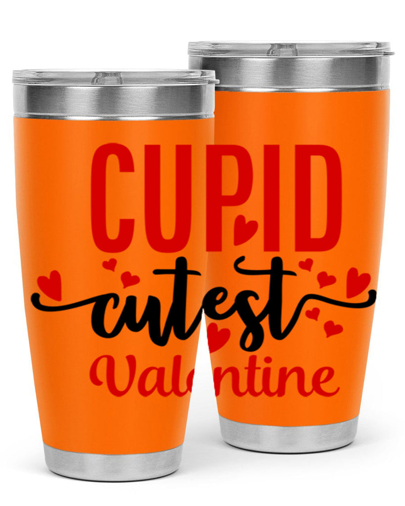 cupid cutest valentine 72#- valentines day- Tumbler