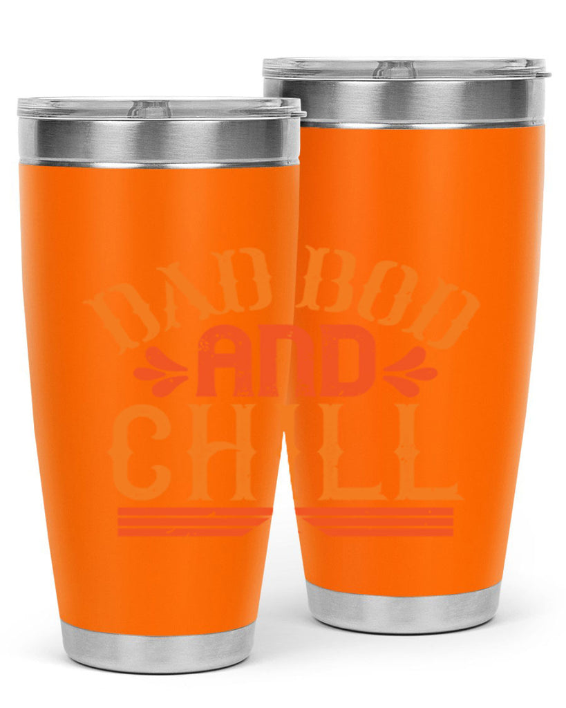dad bod and chill 118#- fathers day- Tumbler