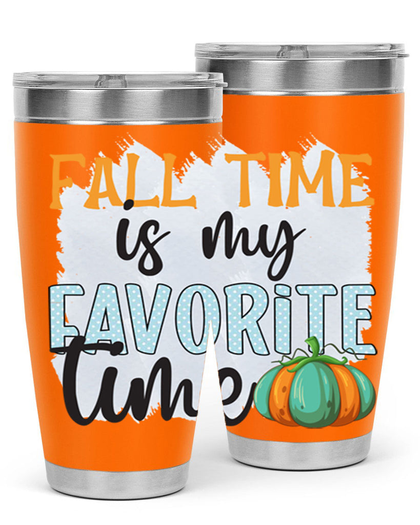 fall time is my favorite time 134#- fall- Tumbler