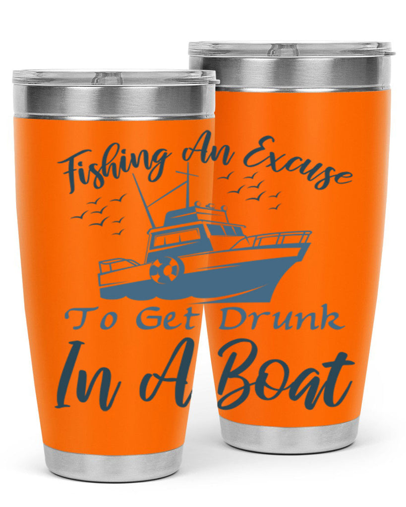 fishing an excuse 152#- fishing- Tumbler