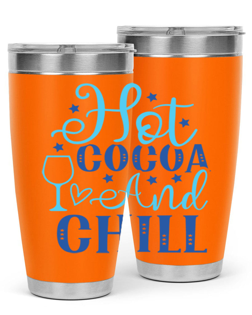 hot cocoa and chill 206#- winter- Tumbler