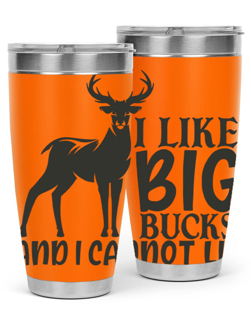 i like big bucks and i cannot lie 8#- hunting- Tumbler