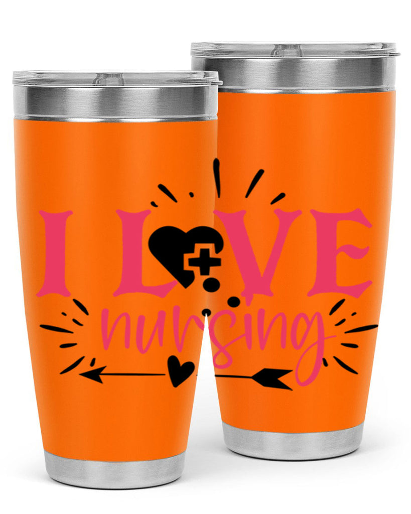 i love nursing Style 380#- nurse- tumbler