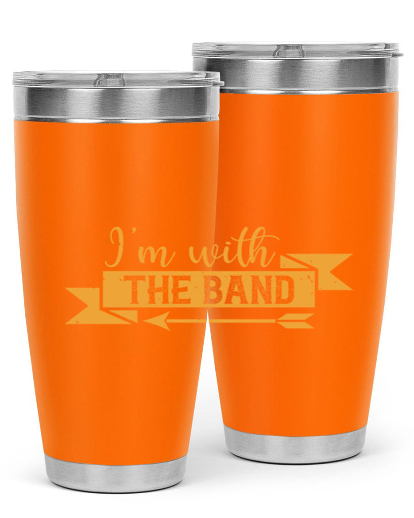 i’m with the band 58#- mardi gras- Tumbler