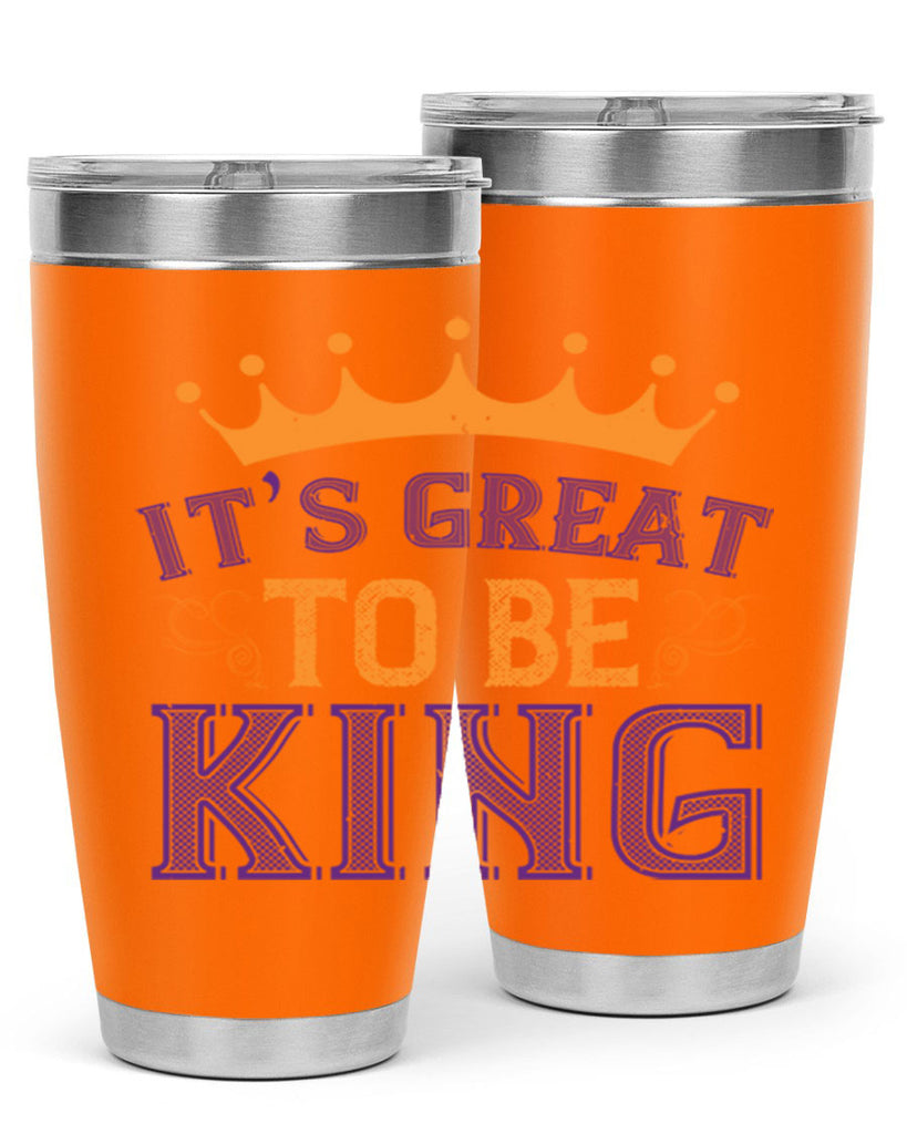 it’s great to be king 61#- mardi gras- Tumbler