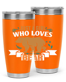 just a girl who loves bear 19#- Bears- Tumbler