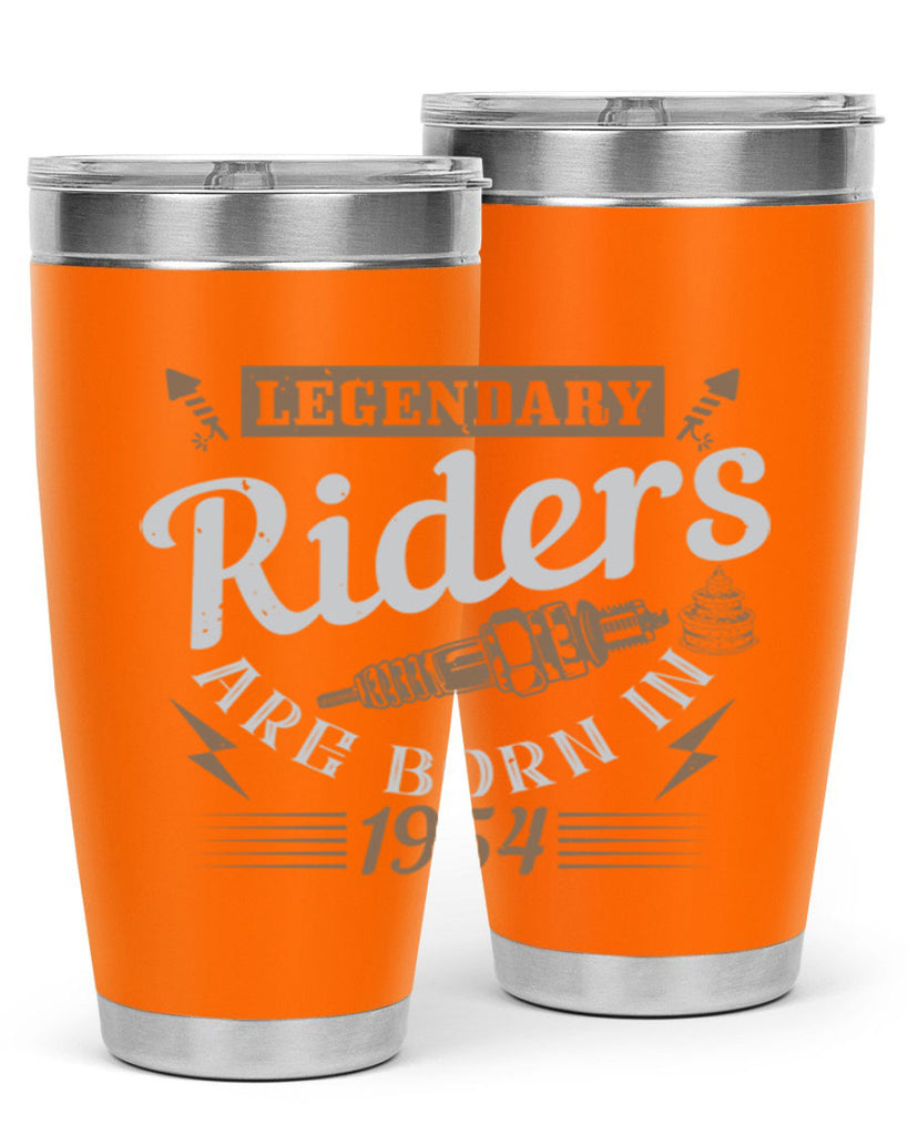 legendary riders are born in Style 60#- birthday- tumbler