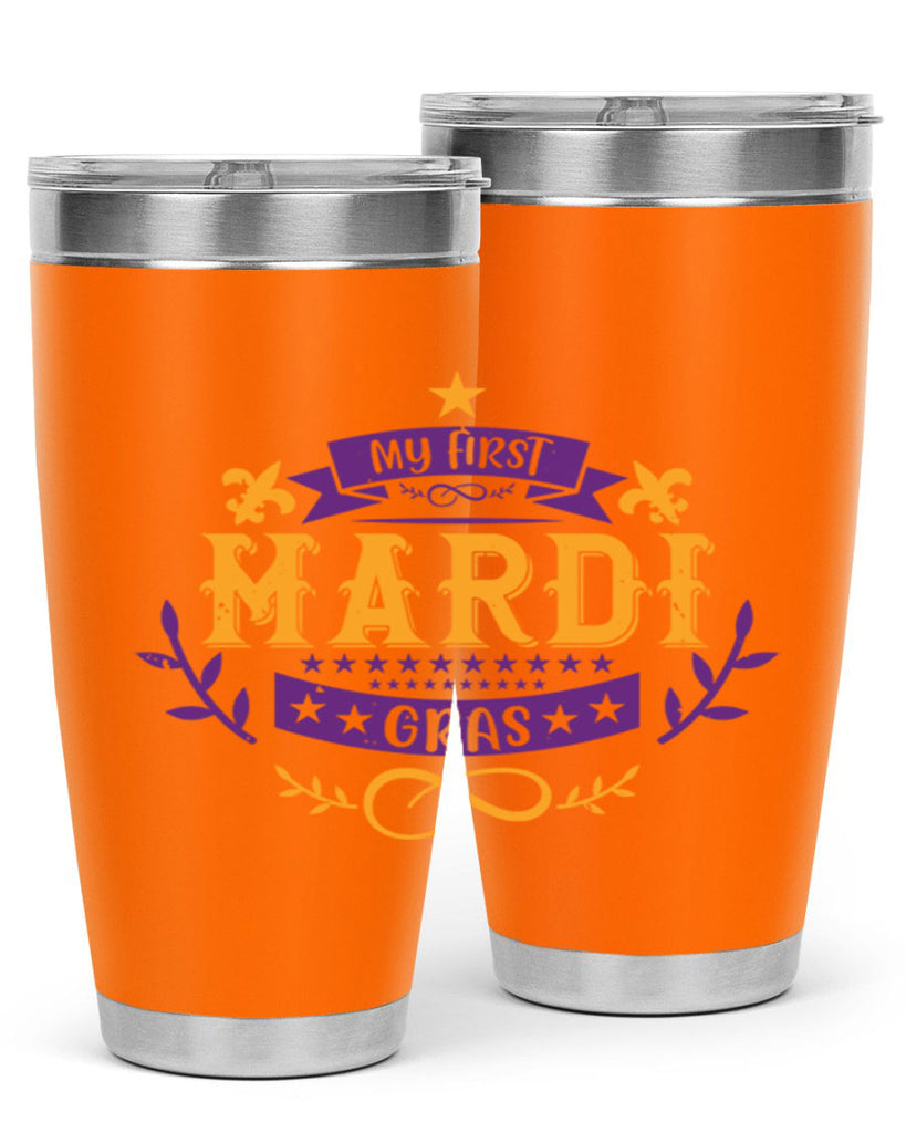 my first mardi gras 44#- mardi gras- Tumbler