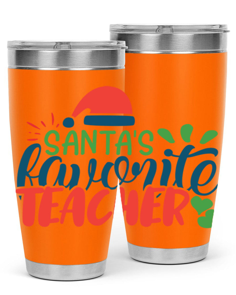 santas favorite teacher Style 151#- teacher- tumbler