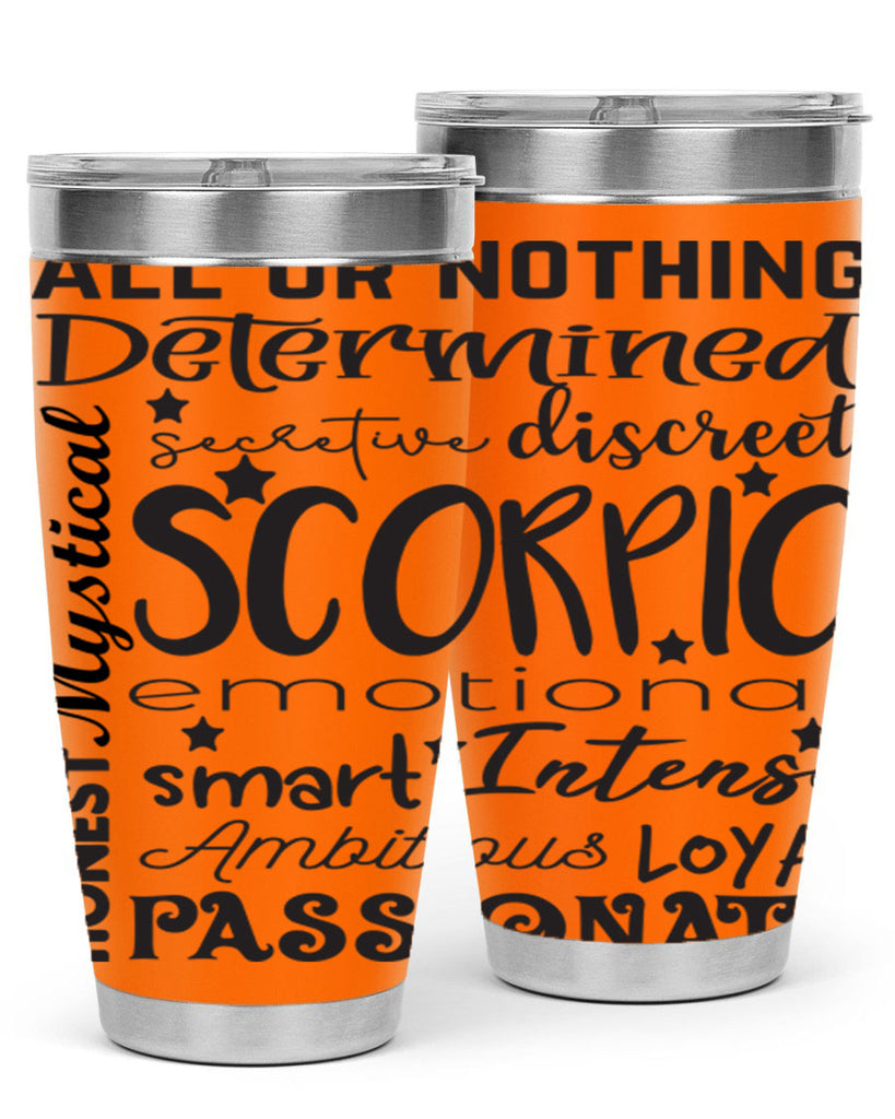 scorpio 572#- zodiac- Tumbler